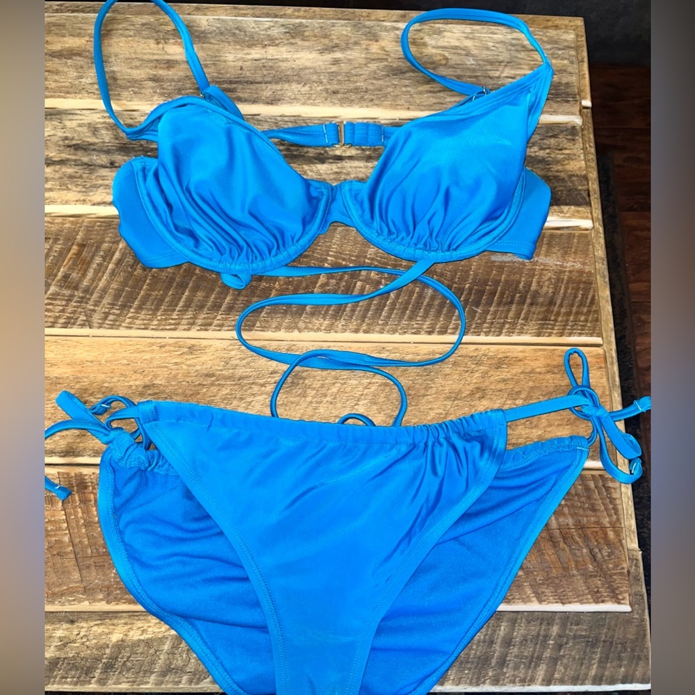 Vibrant Blue Bikini Set